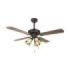 Orbegozo CT 55106 Ventilador de Techo Elegante y Eficiente - Diametro Compacto - Funcionamiento Silencioso - 3 Tulipas Estrategicas - Versatil y Decorativo - Sistema Reversible para Ahorro Energetico