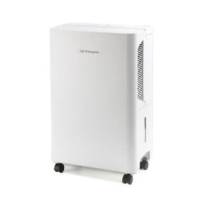 Orbegozo DH 1245 Deshumidificador - Potencia 235W - Absorbe 12 L/Dia - Deposito de 2.5L - Respetuoso con el Medio Ambiente - Temporizador - Ruedas y Asa de Transporte - 30.1x48.5x19.3cm - Color blanco
