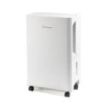 Orbegozo DH 1245 Deshumidificador - Potencia 235W - Absorbe 12 L/Dia - Deposito de 2.5L - Respetuoso con el Medio Ambiente - Temporizador - Ruedas y Asa de Transporte - 30.1x48.5x19.3cm - Color blanco
