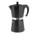 Orbegozo KFN 1210 Cafetera de Aluminio Negra - Capacidad para 12 Tazas - Mango Ergonomico - Valvula de Seguridad - Facil de Limpiar - Diseño Atractivo