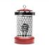 Orbegozo LO 8000 Estufa Electrica Compacta y Segura - Potencia 400W - Gancho Incorporado - Rejilla de Seguridad - 2 Niveles de Calor - 145x250x155mm - Color rojo