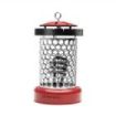Orbegozo LO 8000 Estufa Electrica Compacta y Segura - Potencia 400W - Gancho Incorporado - Rejilla de Seguridad - 2 Niveles de Calor - 145x250x155mm - Color rojo