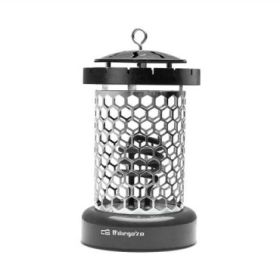 Orbegozo LO 8005 Estufa Electrica Compacta y Segura - Potencia 400W - Gancho Incorporado - Rejilla de Seguridad - 2 Niveles de Calor - 145x250x155mm - Color negro