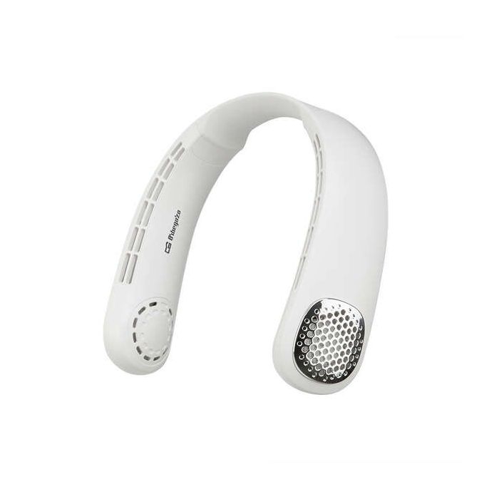 Orbegozo NF 4200 Ventilador de Cuello Refrescante - Motor DC - 3 Velocidades - Diseño Elegante y Ligero - Bateria de 1200mAH - Ideal para Interiores y Exteriores