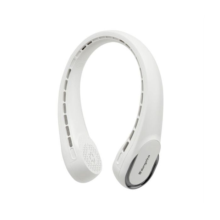 Orbegozo NF 4500 Ventilador de Cuello Refrescante - Motor DC - 3 Velocidades - Salida de Aire 360 - Silencioso - Bateria de 3600mAH - Color Blanco
