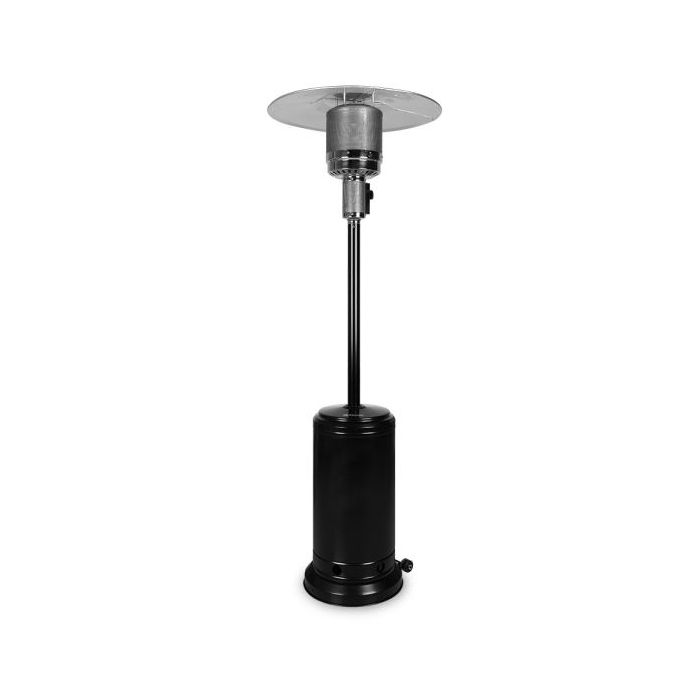 Orbegozo PHE 50 Estufa a Gas de Exterior - Potencia Calorifica de 12000W - Seguridad Antivuelco - Encendido Piezo Electrico - Ruedas de Transporte - Gas Butano/Propano - Altura de 225cm - Color negro