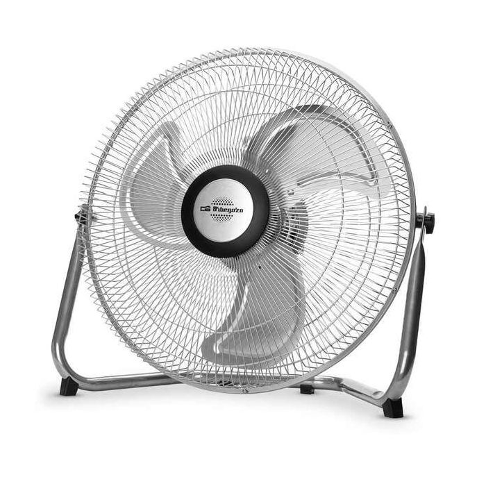 Orbegozo PW 1240 Ventilador Industrial Potente y Seguro - 3 Velocidades de Ventilacion - Motor Eficiente y Bajo Consumo - Rejilla de Proteccion - Asa de Transporte - Base Estable