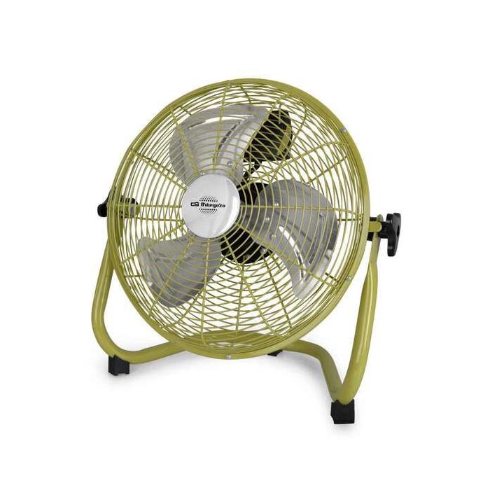 Orbegozo PW 1531 Ventilador Industrial - Potencia 50W - Aspas de 30cm - 3 Velocidades - Seguridad Antivuelco - Cabezal Orientable - Asa de Transporte