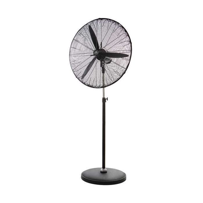 Orbegozo PWS 0168 Ventilador Industrial de Pie Potente y Portatil - Potencia de 150W - Oscilacion y Altura Regulable - Mando a Distancia - Asa de Transporte