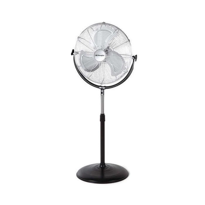 Orbegozo PWS 1846 Ventilador Industrial de Pie - Aspas de 45cm - 3 Velocidades - Altura Ajustable - Asa de Transporte y Rejilla de Seguridad