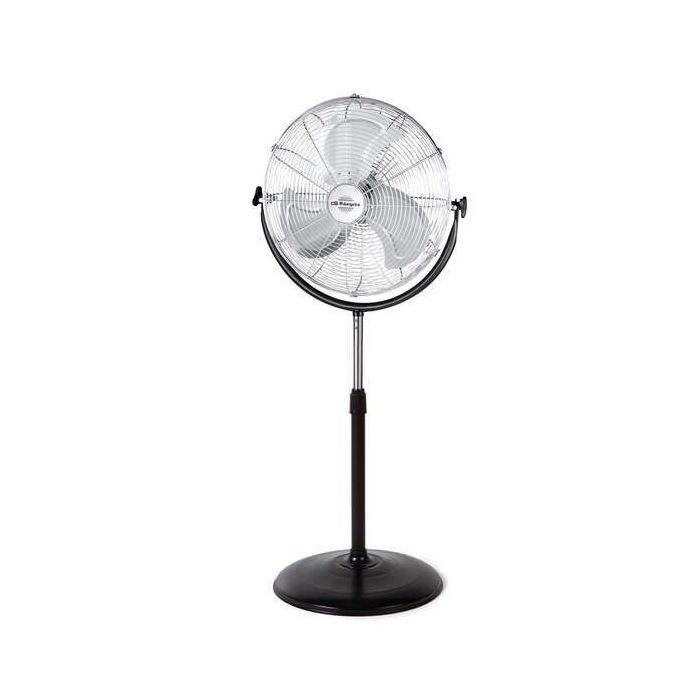 Orbegozo PWS 1950 Ventilador Industrial de Pie - Aspas de 50cm - 3 Velocidades - Altura Regulable - Asa de Transporte y Rejilla de Seguridad