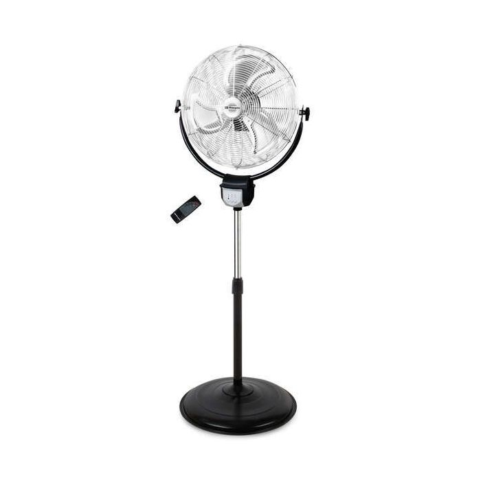 Orbegozo PWS 3050 Ventilador Industrial Oscilante 2 en 1 - Aspas de 50cm - 3 Velocidades - Mando a Distancia - Temporizador 3.5 H - Cabezal Inclinable - Potencia 120 W