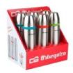 Orbegozo Set Termos Identificador de Bebidas - Acero Inoxidable Resistente - Bandas de Colores - Sistema Antiderrame - Conserva Temperatura por Horas - Capacidad 500ml