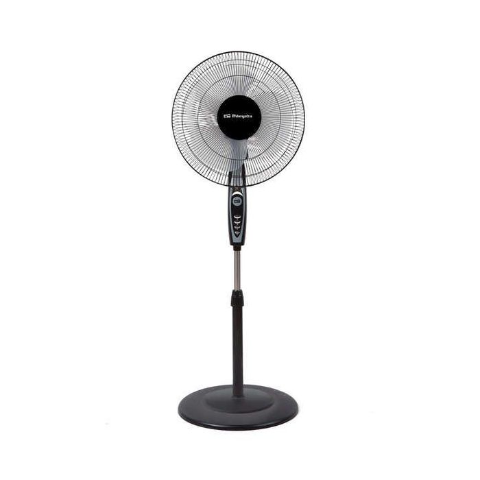 Orbegozo SF 0148 Ventilador de Pie - Base Estable - Portatil y Seguro - 3 Velocidades de Ventilacion - Cabezal Oscilante - Potente y Silencioso