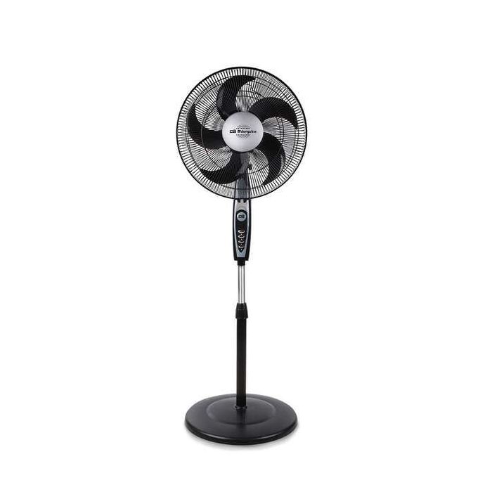 Orbegozo SF 0149 Ventilador de Pie Clasico - Potente y Economico - 3 Velocidades - Funcion Oscilante - Altura Regulable - Diseño Cromado
