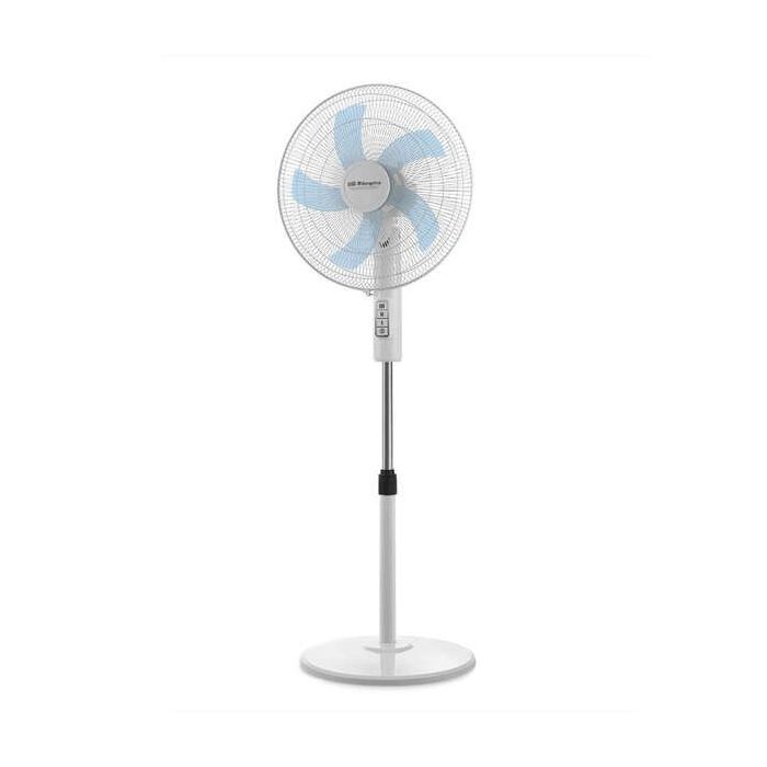Orbegozo SF 1040 Ventilador de Pie - Potente Rendimiento con 3 Velocidades de Ventilacion - Cabezal Oscilante Multiorientable - Seguro y Silencioso