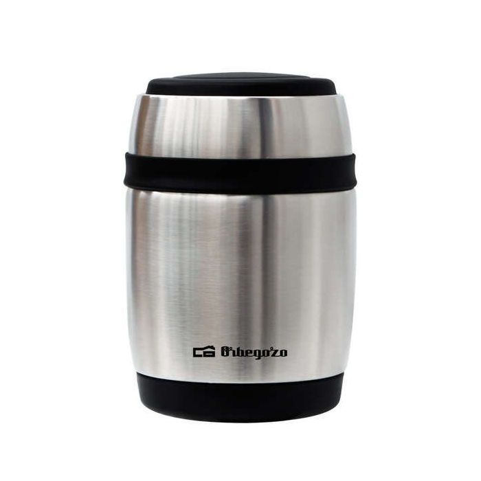 Orbegozo TRSL 380 Termo Pequeño Antiderrame - Capacidad 350ml - Acero Inoxidable - Conserva Temperatura 12 Horas - Taza Aislante Termica - Diseño Compacto y Ligero