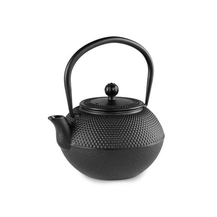 Orbegozo TTH Tetera Tetsubin Hierro Fundido - Capacidad 1200ml - Interior Esmaltado - Filtro de Acero Inoxidable - Apta para Todo Tipo de Fuegos Disfruta del Te con Estilo y Tradicion