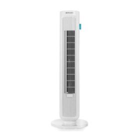 Orbegozo TW-0755 Ventilador de Torre Oscilante - Potente Caudal de Aire - Practico y Funcional - Color Blanco