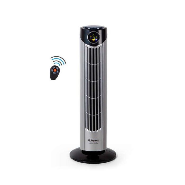 Orbegozo TWM 1010 Ventilador de Torre Ionico - Potente Caudal de Aire - Display Digital - Control Remoto - Ideal para Combatir el Calor