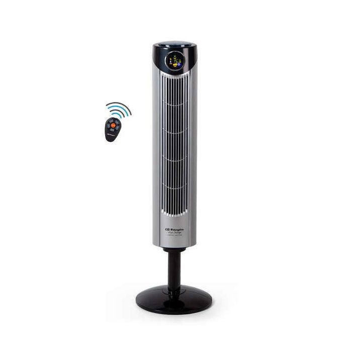 Orbegozo TWM 1015 Ventilador de Torre Ionico Oscilante - Potente Caudal de Aire - Display Digital - Mando a Distancia - Practico y Funcional