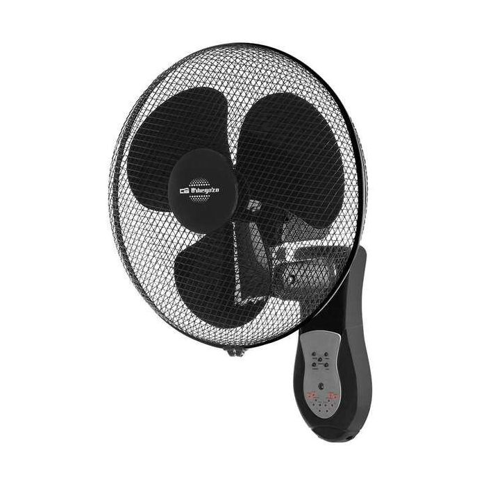 Orbegozo WF 0243 Ventilador de Pared Silencioso con Mando a Distancia - Potente y Versatil - 3 Modos de Ventilacion y Temporizador - Ideal para Cualquier Estancia