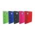 Oxford Europeanbinder Classic Carpeta de 4 Anillas Formato A4+ con Recambio Cuadriculado 5x5mm y 4 Taladros - Cierre con Goma Elastica - Colores Surtidos