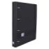 Oxford Europeanbinder Live & Go Carpeta de 4 Anillas Formato A4+ con Recambio Cuadriculado 5x5mm y 4 Taladros - Tapa de Plastico Resistente - Cierre con Goma Elastica - Color Negro
