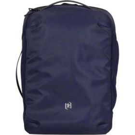 Oxford Identity Mochila Executive 18L - 2 Compartimentos y 12 Bolsillos - Bolsillo Antirobo - Asa Superio y Lateral - 42x32x13cm - Color Azul Marino