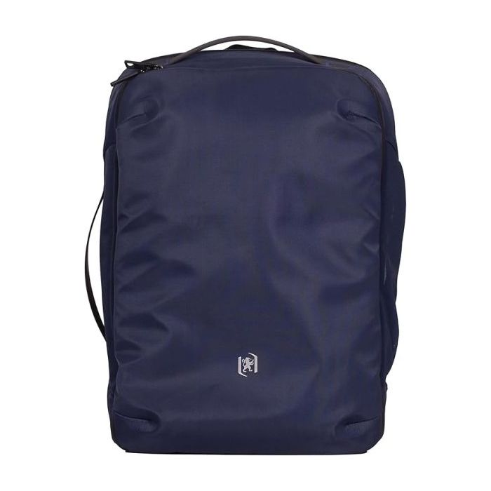Oxford Identity Mochila Executive 18L - 2 Compartimentos y 12 Bolsillos - Bolsillo Antirobo - Asa Superio y Lateral - 42x32x13cm - Color Azul Marino