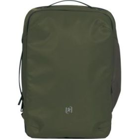 Oxford Identity Mochila Executive 18L - 2 Compartimentos y 12 Bolsillos - Bolsillo Antirobo - Asa Superio y Lateral - 42x32x13cm - Color Caqui