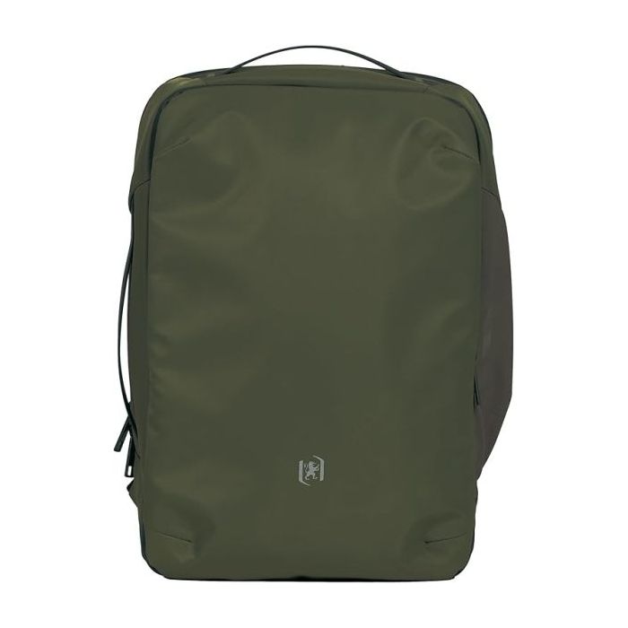 Oxford Identity Mochila Executive 18L - 2 Compartimentos y 12 Bolsillos - Bolsillo Antirobo - Asa Superio y Lateral - 42x32x13cm - Color Caqui