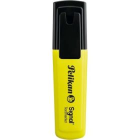 Pelikan Subrayador Textmarker Signal - Punta Biselada de 2.0mm - Tinta de Secado Rapido - Ideal para Resaltar Texto - Color Amarillo Fluorescente