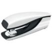 Petrus 635 WOW Grapadora Metalica + Caja de 200 Grapas - Hasta 30 Hojas - Extraegrapas Integrado - Grapado Cerrado, Abierto y Clavado - Color Blanco Metalizado