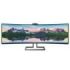Philips P Line SuperWide 499P9H/00 Monitor 49" LED Curvo DWQHD 70Hz - Respuesta 5ms - Altavoces 10W - Ajustable en Altura, Giratorio e Inclinable - 32:9 - HDMI, DisplayPort, USB-C - VESA 100x100mm