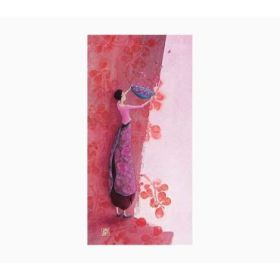 Pictura Aquarupella Gaëlle Boissonnard Tarjeta Doble 10.5x21cm - Acabado en Barniz de Relieve UV Grueso - Laminado Mate de Tacto Suave - Papel con Certificacion FSC