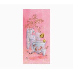 Pictura Aquarupella Gaëlle Boissonnard Tarjeta Doble 10.5x21cm - Acabado en Barniz de Relieve UV Grueso - Laminado Mate de Tacto Suave - Papel con Certificacion FSC