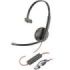 Plantronics/Poly Blackwire C3210 USB-C/USB-A Auricular Monoaural con Microfono - Almohadilla Acolchada - Controles en Cable