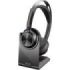 Plantronics/Poly Voyager Focus 2 MS Auriculares con Microfono Bluetooth 5.1 - Cancelacion de Ruido - Almohadillas Acolchadas - Autonomia hasta 40h - Control en Auricular - Color Negro