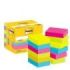 Post-It Pack de 12 Blocs de 100 Notas Adhesivas Reposicionables - Forma Rectangular - 38x51mm - Colores Surtidos