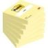 Post-it Pack con 6 Blocs de 100 Notas Adhesivas Removibles Canary Yellow 76x76mm - Papel con Certificacion PEFC - 7100103157 - Color Amarillo Claro