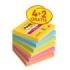 Post-It Super Sticky Pack de 6 Blocs de 90 Notas Adhesivas Reposicionables - Forma Cuadrada - 76x76mm - Colores Surtidos