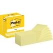 Post-It Pack de 12 Blocs de 100 Notas Adhesivas Reposicionables - Forma Rectangular - 76x127mm - Color Amarillo Claro