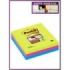 Post-It Super Sticky Pack de 3 Blocs de 70 Notas Adhesivas Reposicionables - 101x101mm - 100% PEFC - Colores Surtidos