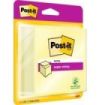 Post-It Super Sticky Cubo de 270 Notas Adhesivas Reposicionables - 76x76mm - 100% PEFC - Color Amarillo Claro