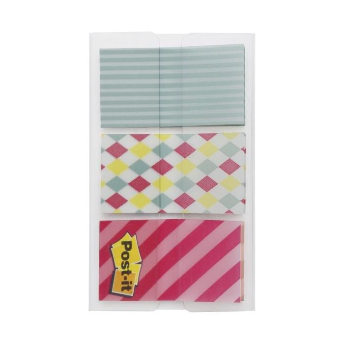 Post-It Index 60 Marcadores Reposicionables - Mediano - Coleccion Carnaval - Color Varios