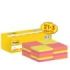 Post-It Pack de 24 Blocs de 100 Notas Adhesivas Reposicionables - Forma Cuadrada - 76x76mm - Colores Surtidos