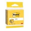 Post-It Cubo de 325 Notas Adhesivas Reposicionables - Forma Cuadrada - Colores Surtidos