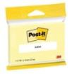 Post-It Bloc de 100 Notas Adhesivas Reposicionables - 76x127mm - 100% PEFC - Color Amarillo Claro