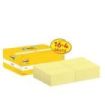 Post-It Pack de 20 Blocs de 100 Notas Adhesivas Reposicionables - Forma Rectangular - 76x127mm - Color Amarillo Claro